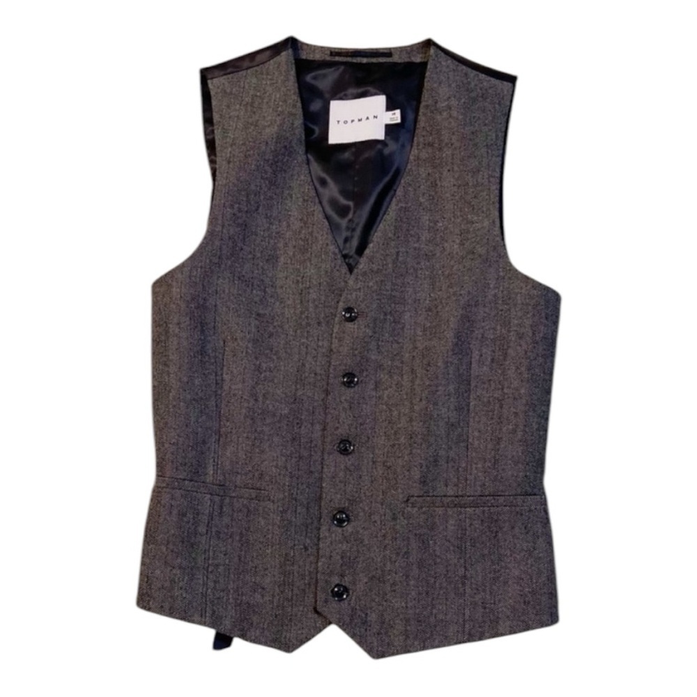 Top man grey vest